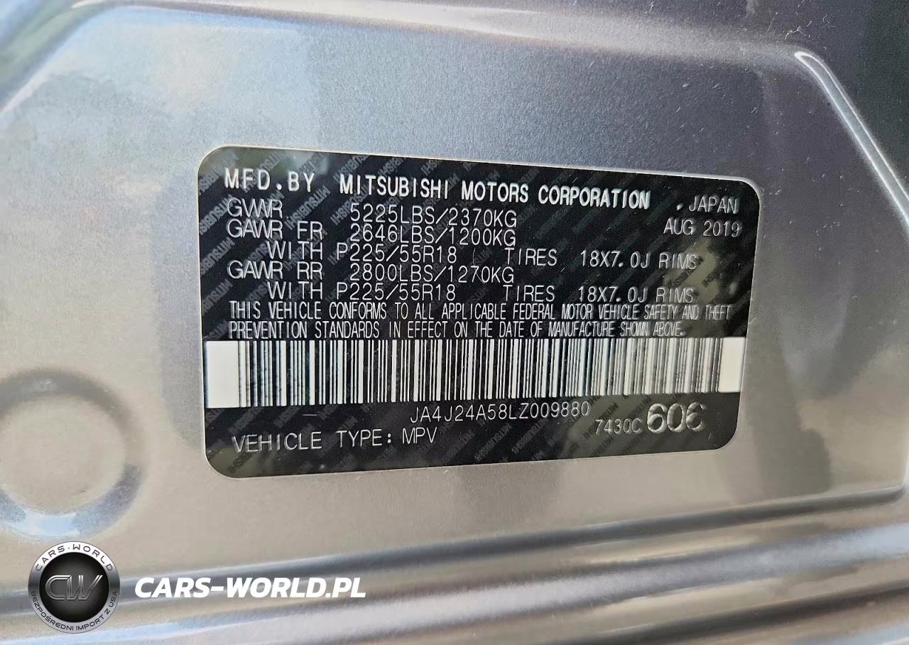 2020 Mitsubishi Outlander Sel VIN:JA4J24A58LZ009880 - 14