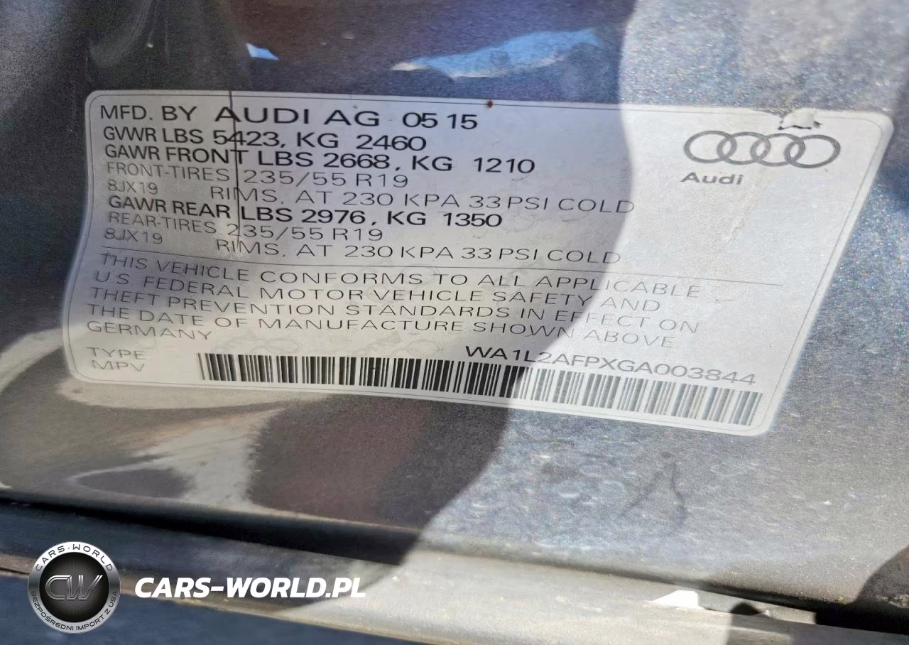 2016 Audi Q5 Premium Plus VIN:WA1L2AFPXGA003844 - 13