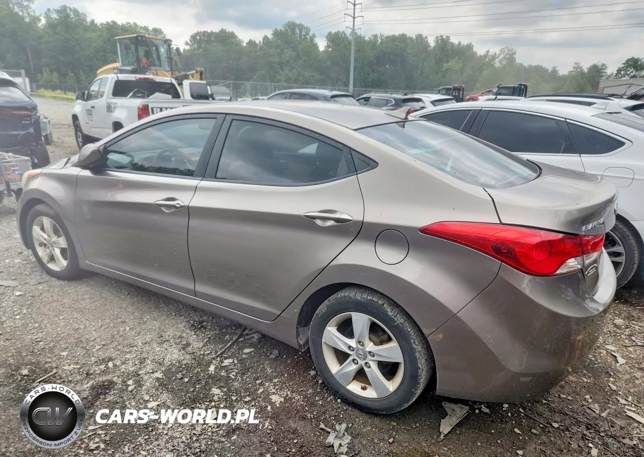2012 Hyundai Elantra Gls VIN:5NPDH4AEXCH122447 - 2