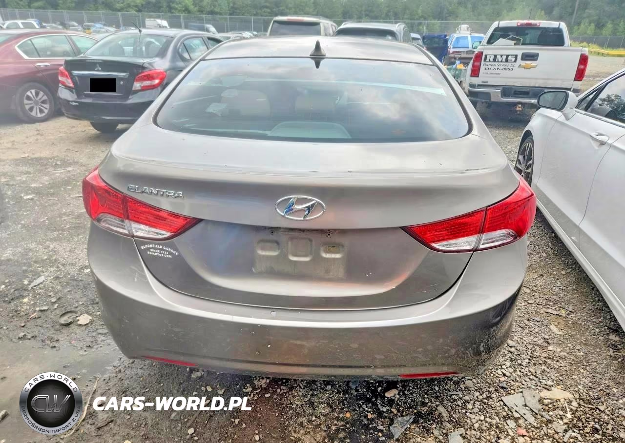 2012 Hyundai Elantra Gls VIN:5NPDH4AEXCH122447 - 6