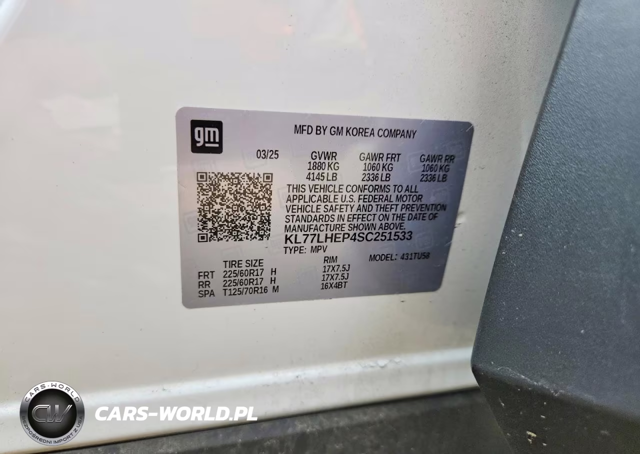 2025 Chevrolet Trax 1Lt VIN:KL77LHEP4SC251533 - 13