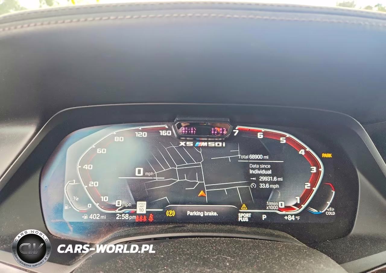 2021 BMW X5 M50I VIN:5UXJU4C04M9H00313 - 9
