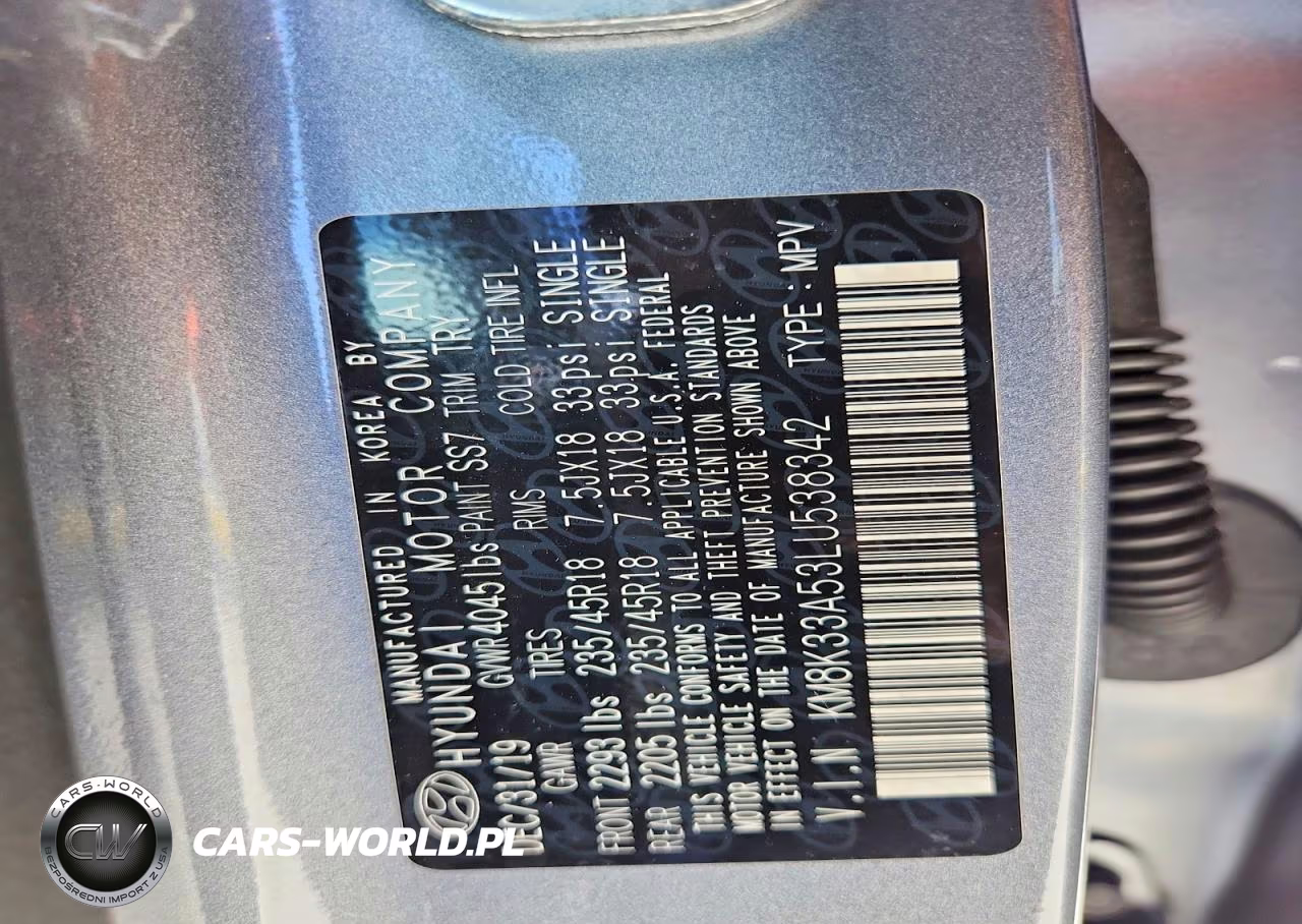 2020 Hyundai Kona Limited VIN:KM8K33A53LU538342 - 14