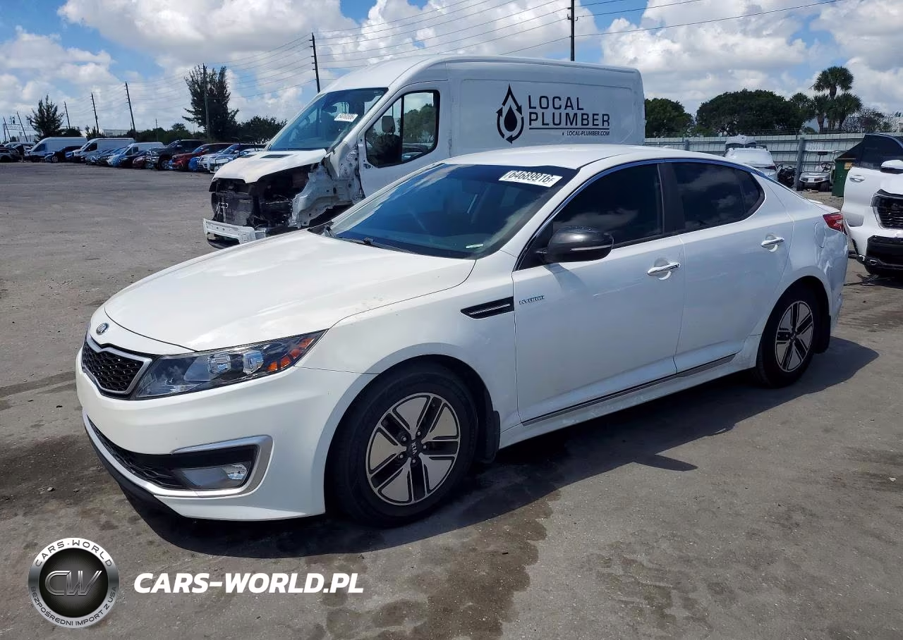 2013 Kia Optima Hybrid VIN:KNAGM4AD5D5057084 - 1