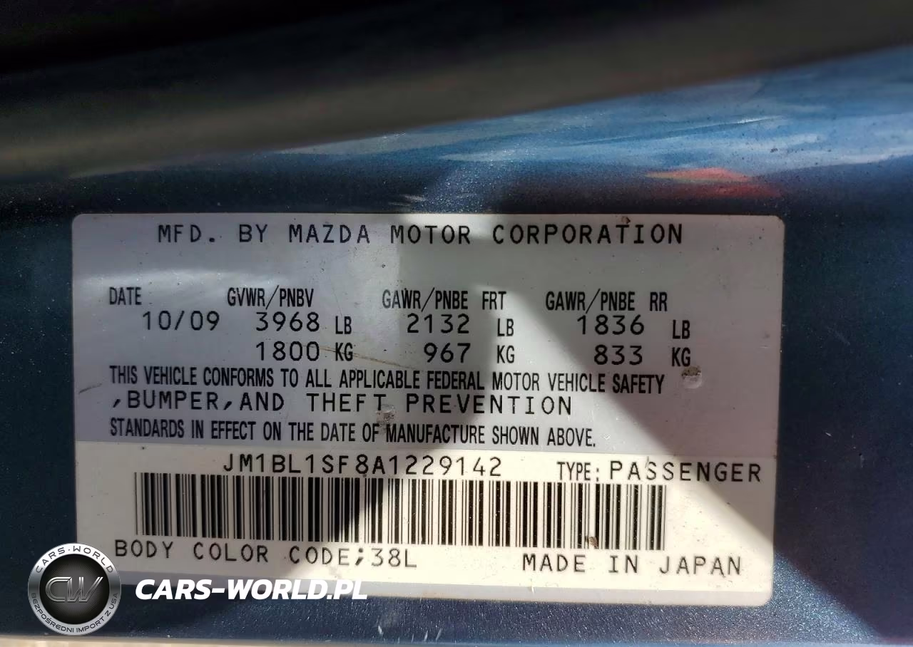 2010 Mazda 3 I VIN:JM1BL1SF8A1229142 - 12