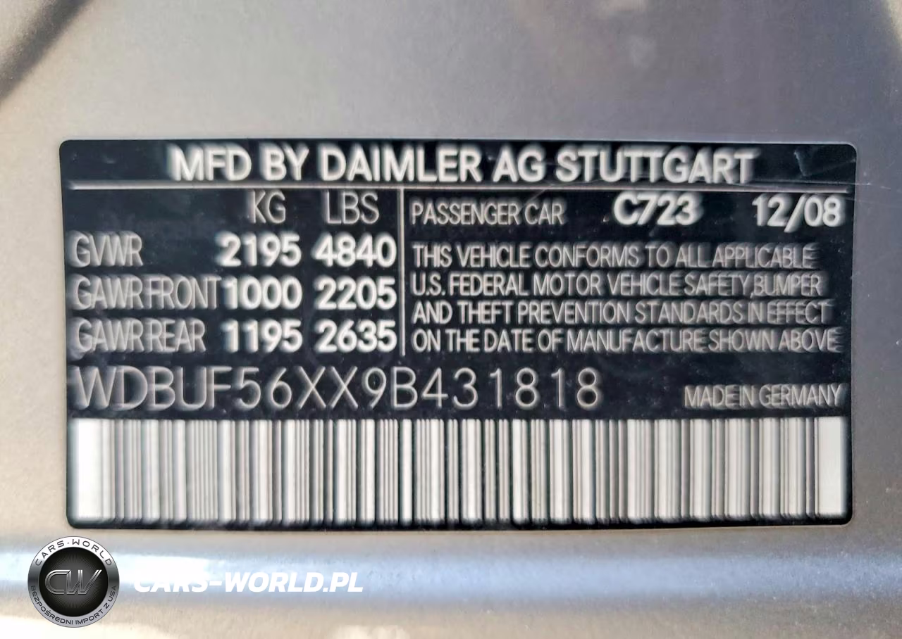2009 Mercedes-Benz E-Class VIN:WDBUF56XX9B431818 - 12