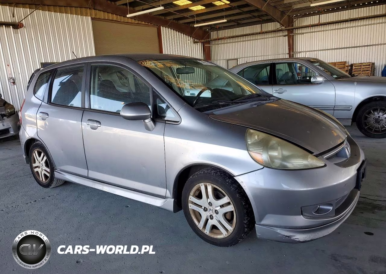 2007 Honda Fit VIN:JHMGD38687S034519 - 4