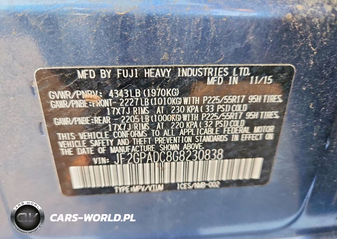 2016 Subaru Crosstrek Premium VIN:JF2GPADC8G8230838 - 12