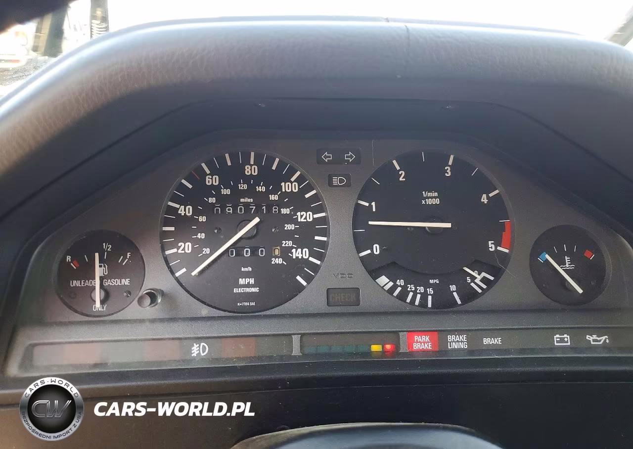 1986 BMW 325 E VIN:WBAAB5405G9684178 - 9