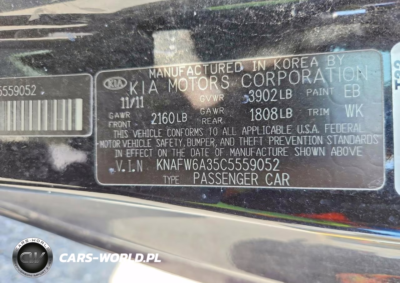 2012 Kia Forte Koup Sx VIN:KNAFW6A35C5559052 - 12