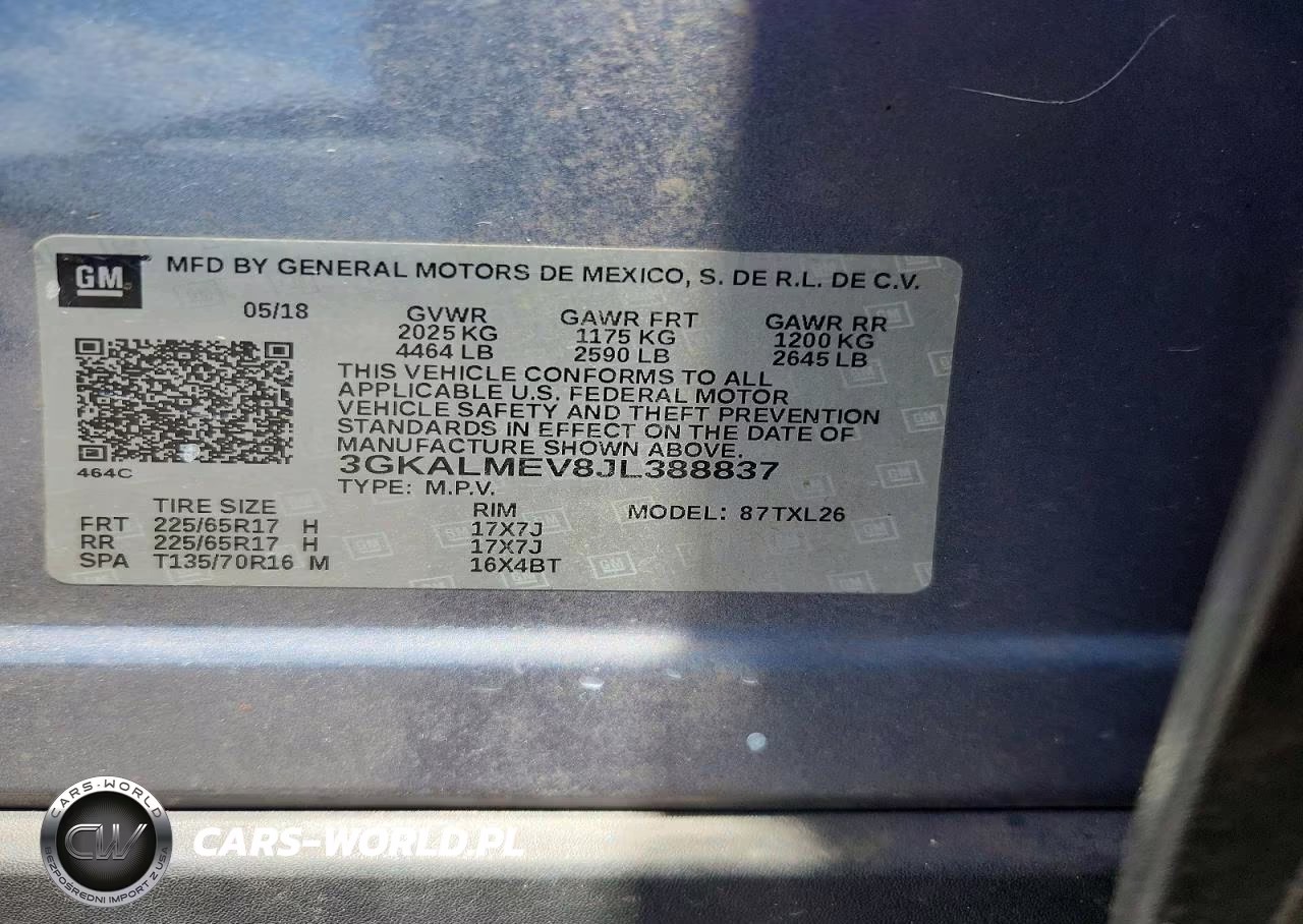 2018 GMC Terrain Sle VIN:3GKALMEV8JL388837 - 13