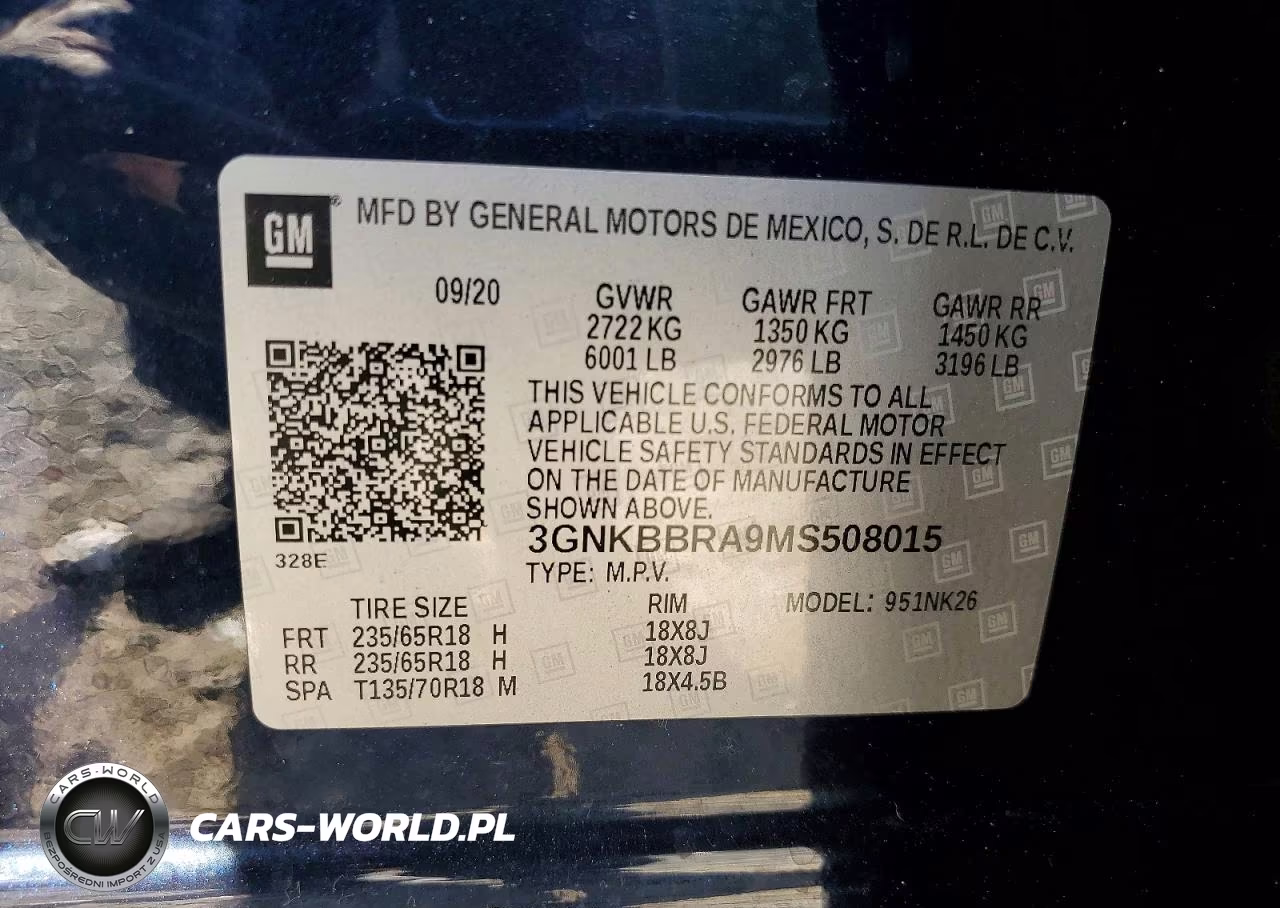 2021 Chevrolet Blazer 1Lt VIN:3GNKBBRA9MS508015 - 13