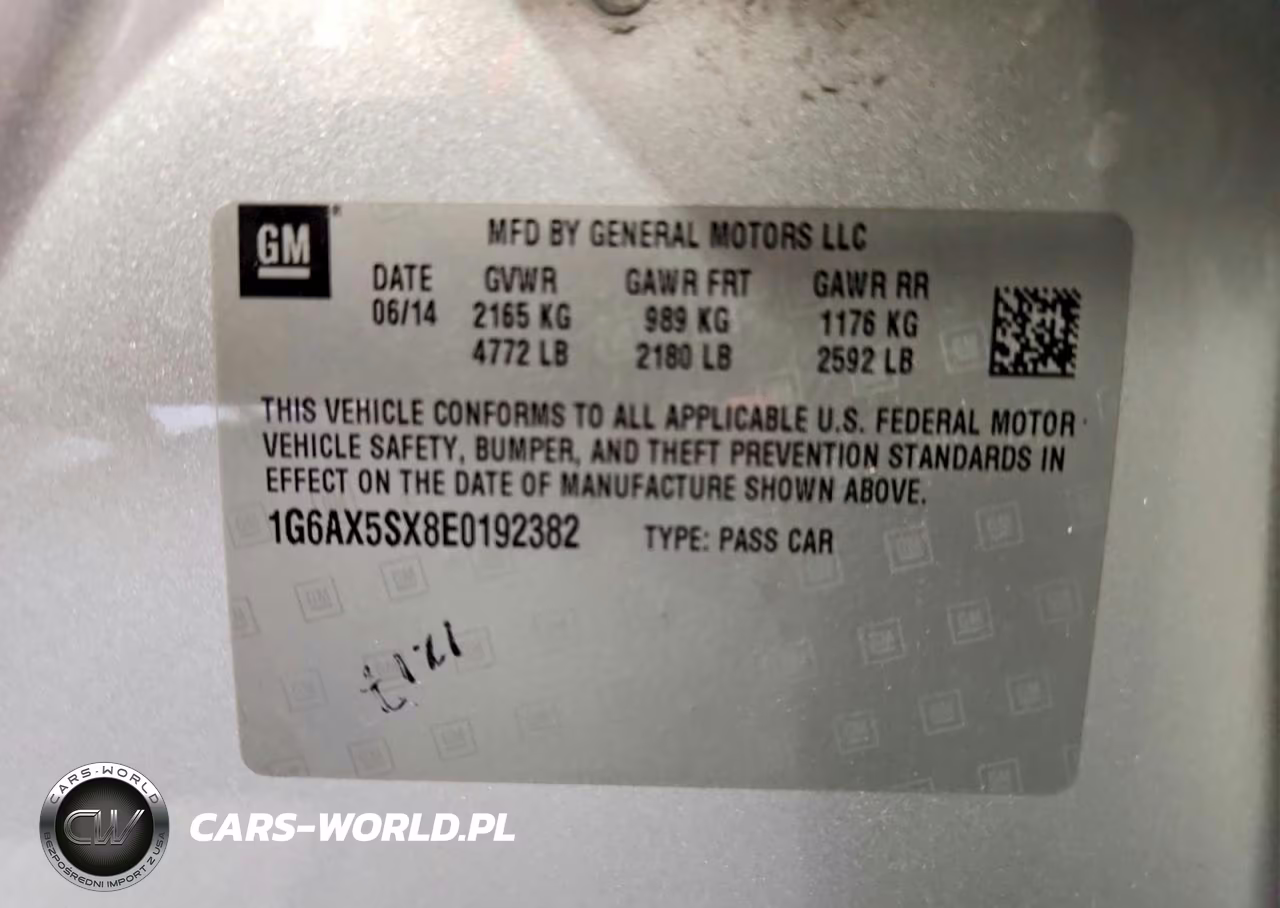 2014 Cadillac Cts Luxury Collection VIN:1G6AX5SX8E0192382 - 12