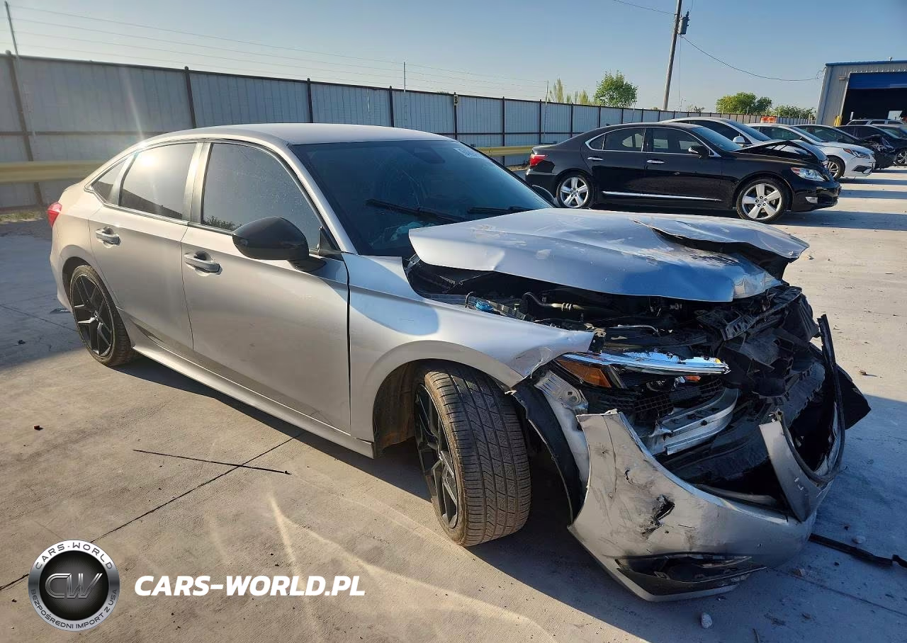 2022 Honda Civic Sport VIN:2HGFE2F50NH593812 - 4