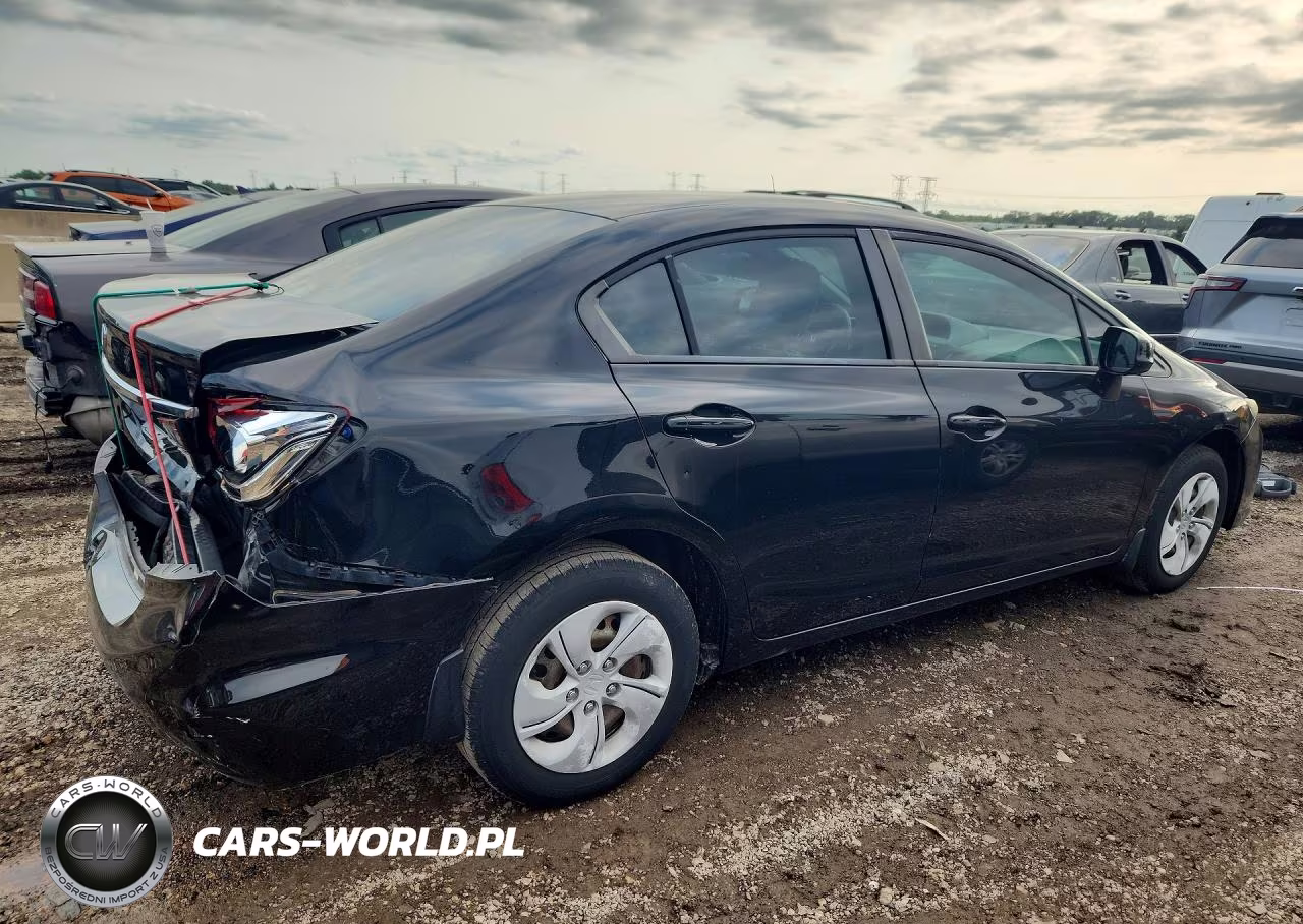 2013 Honda Civic Lx VIN:19XFB2F56DE009656 - 3