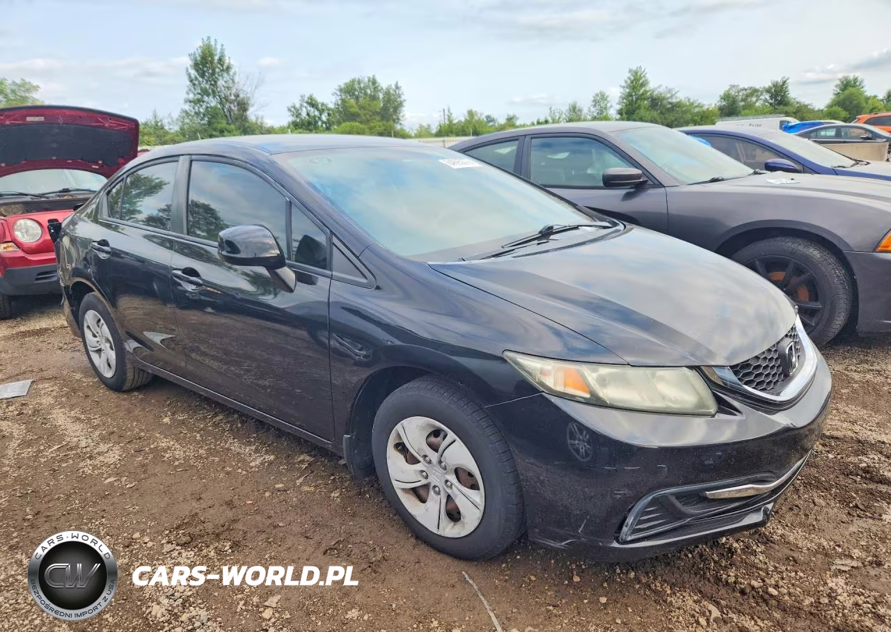 2013 Honda Civic Lx VIN:19XFB2F56DE009656 - 4
