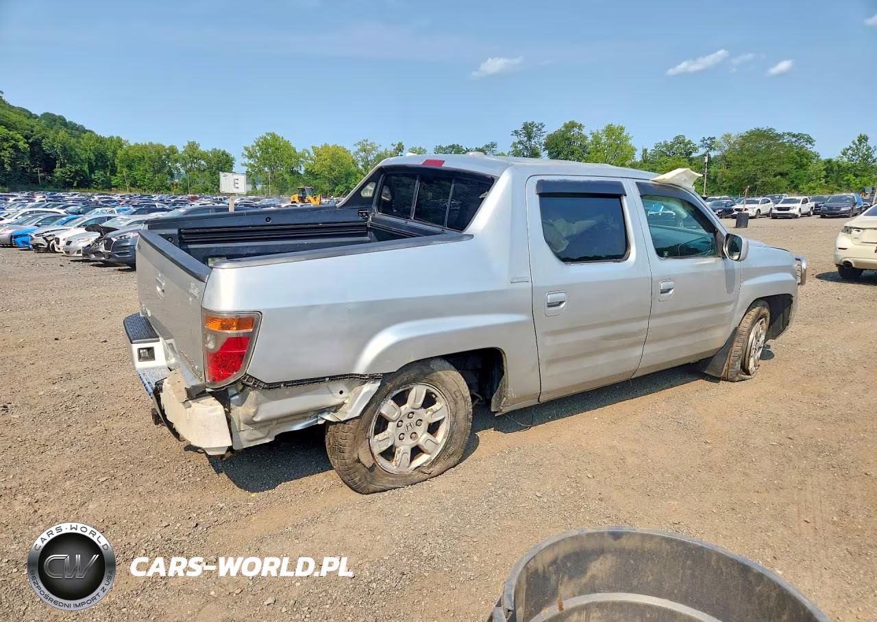 2007 Honda Ridgeline Rtl VIN:2HJYK16557H505944 - 3