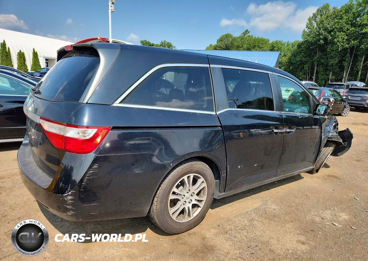 2011 Honda Odyssey Exl VIN:5FNRL5H65BB072272 - 3