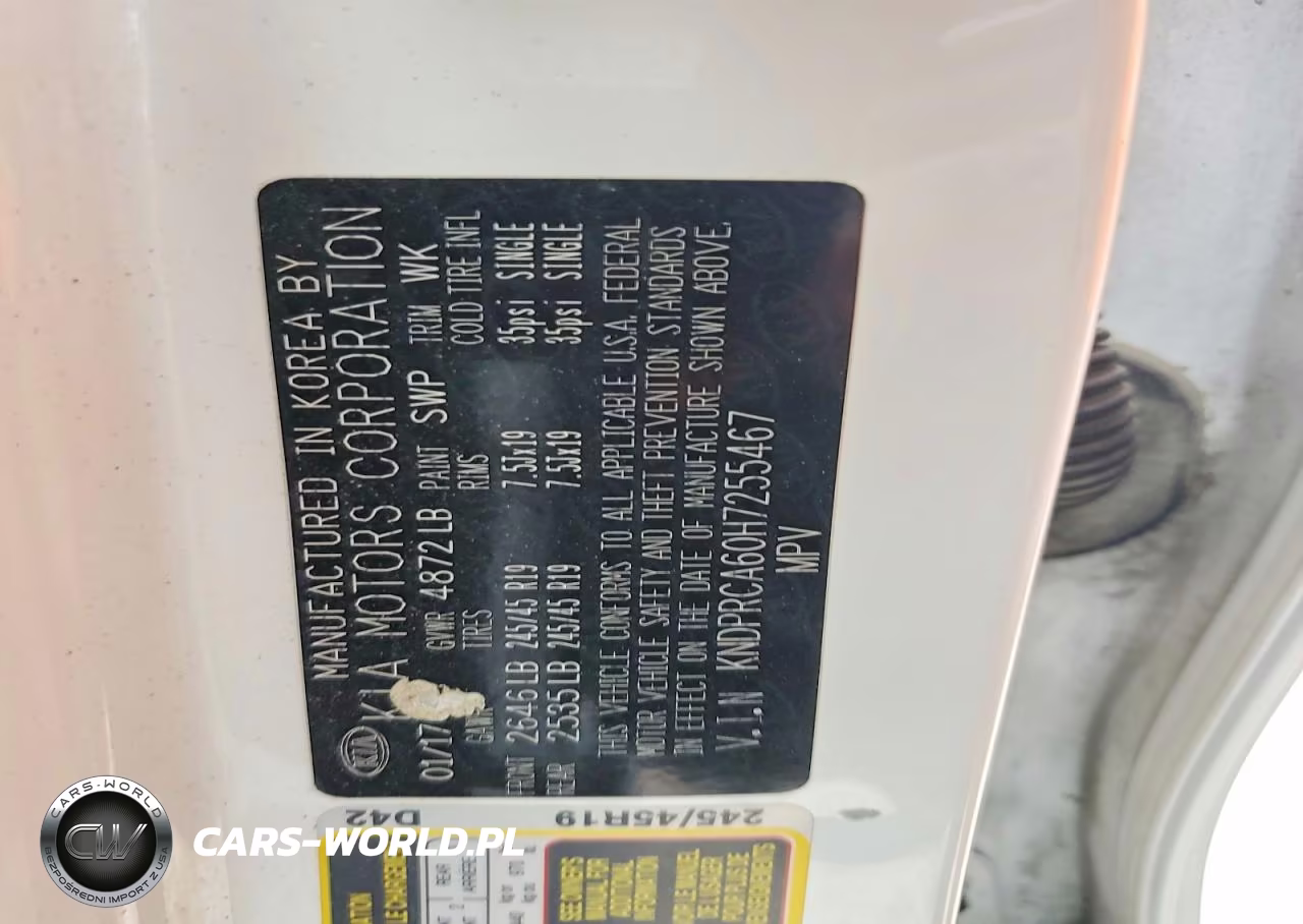 2017 Kia Sportage Sx VIN:KNDPRCA60H7255467 - 12