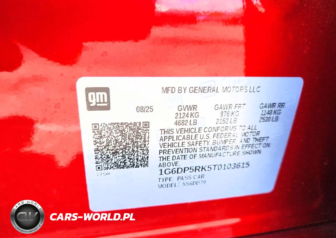 2026 Cadillac Ct5 Sport VIN:1G6DP5RK5T0103615 - 12