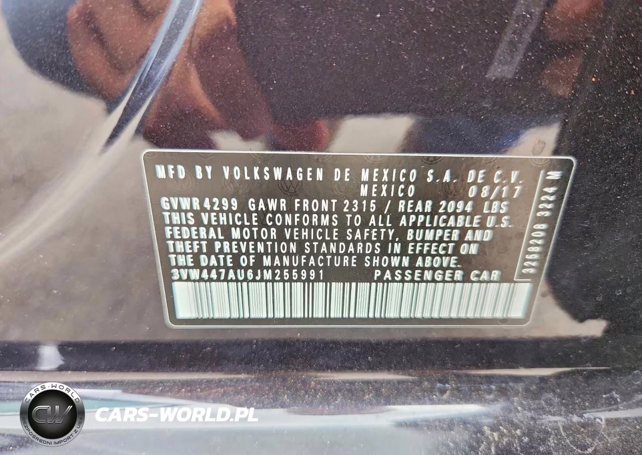 2018 Volkswagen Gti S-Se VIN:3VW447AU6JM255991 - 12