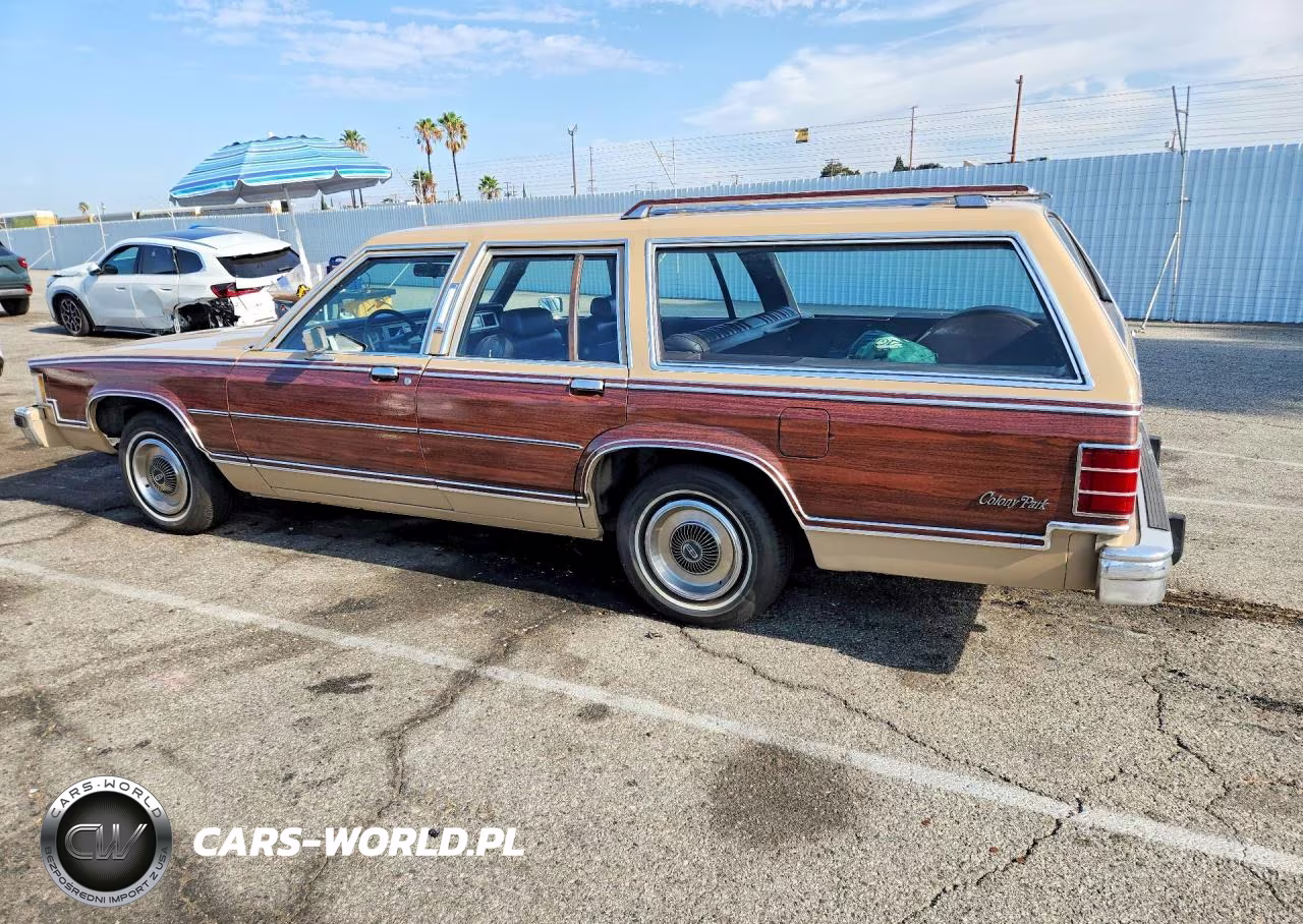 1985 Mercury Marquis Colony Park VIN:2MEBP94F9FX709042 - 2
