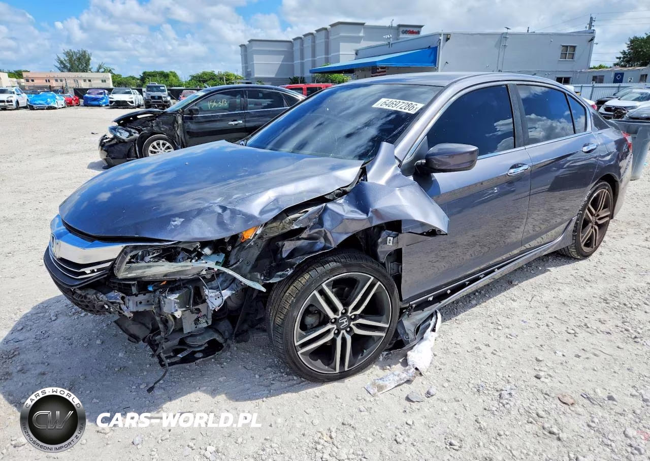 2017 Honda Accord Sport VIN:1HGCR2F59HA077345 - 1