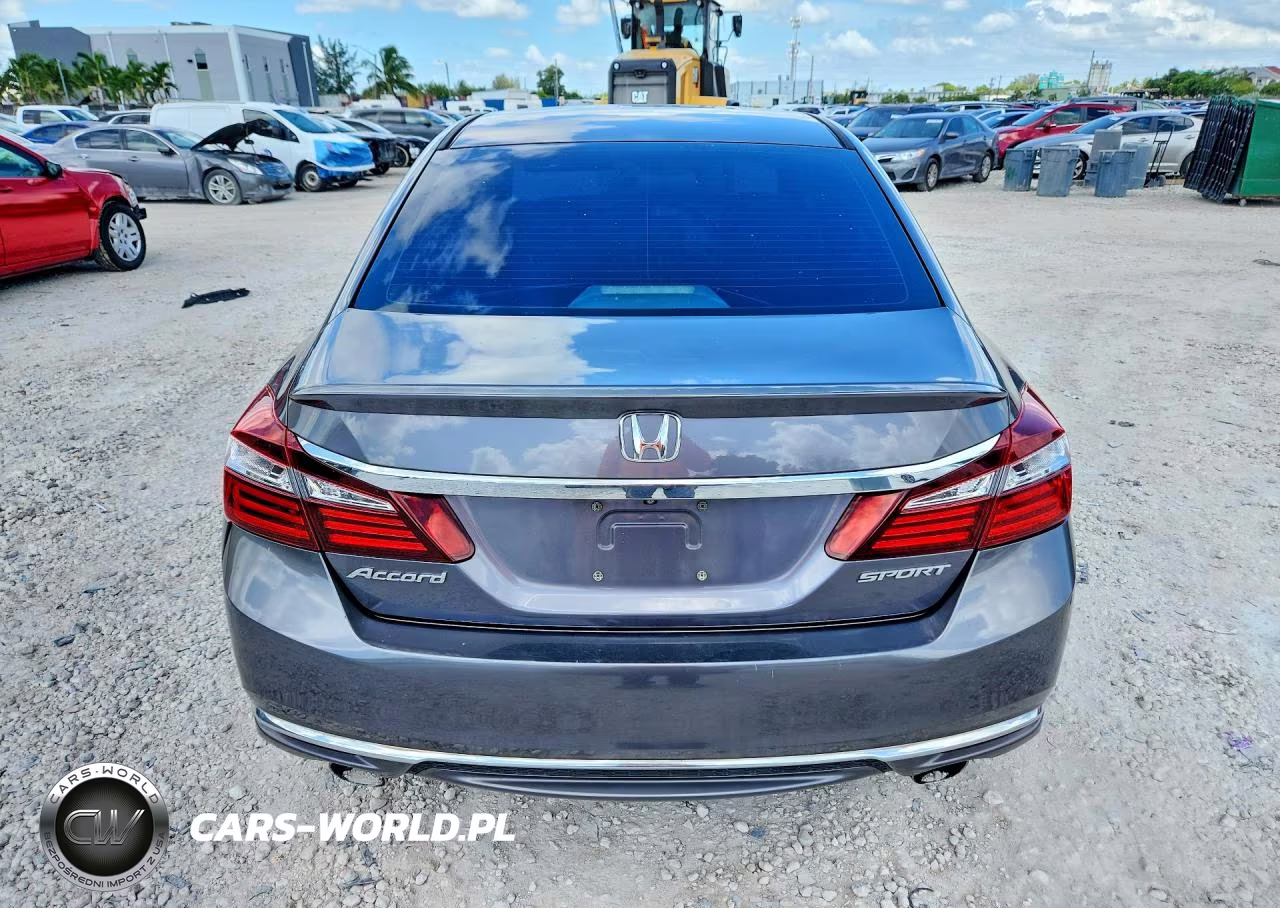 2017 Honda Accord Sport VIN:1HGCR2F59HA077345 - 6