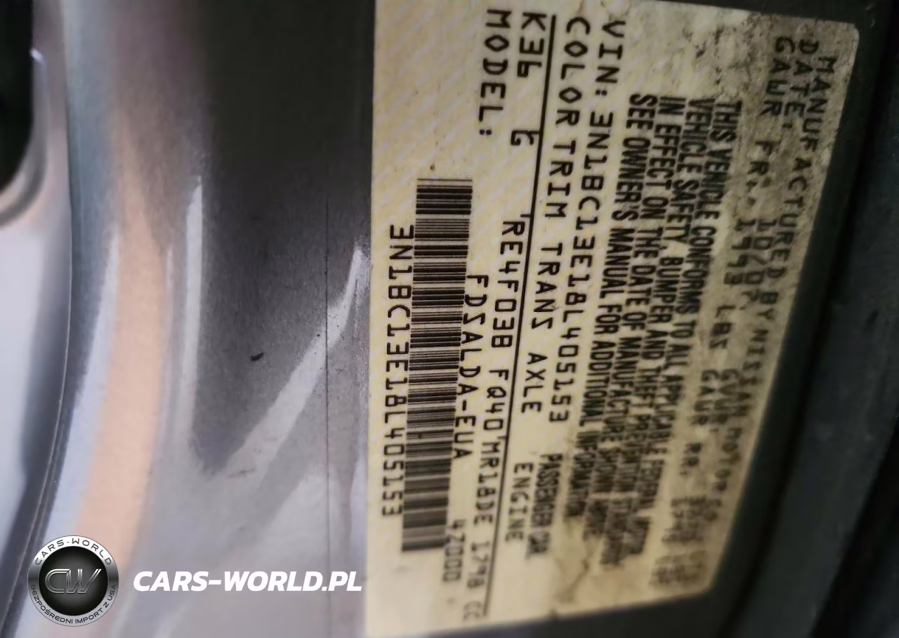 2008 Nissan Versa 1.8 S VIN:3N1BC13E18L405153 - 12
