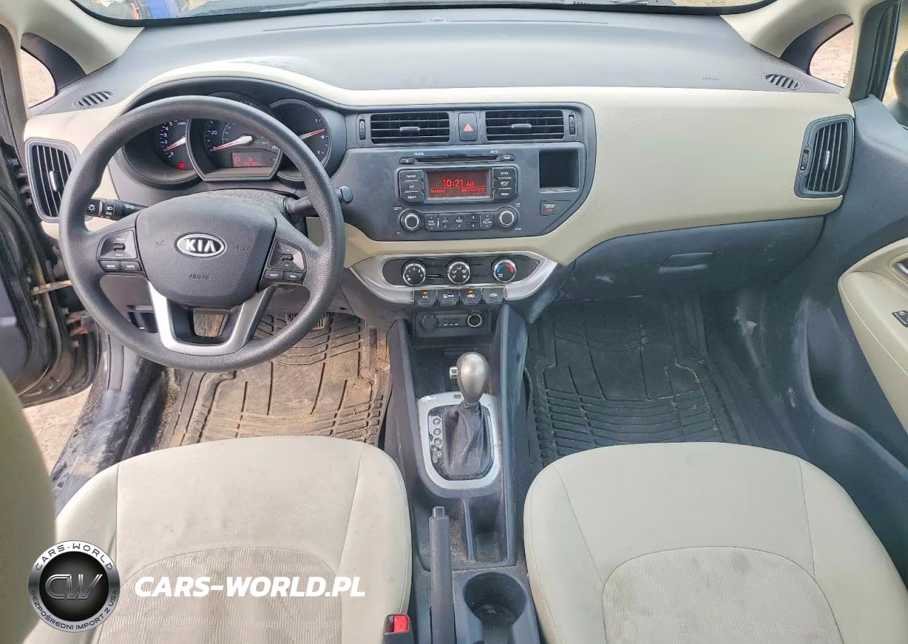 2012 Kia Rio Lx VIN:KNADM4A3XC6083859 - 8