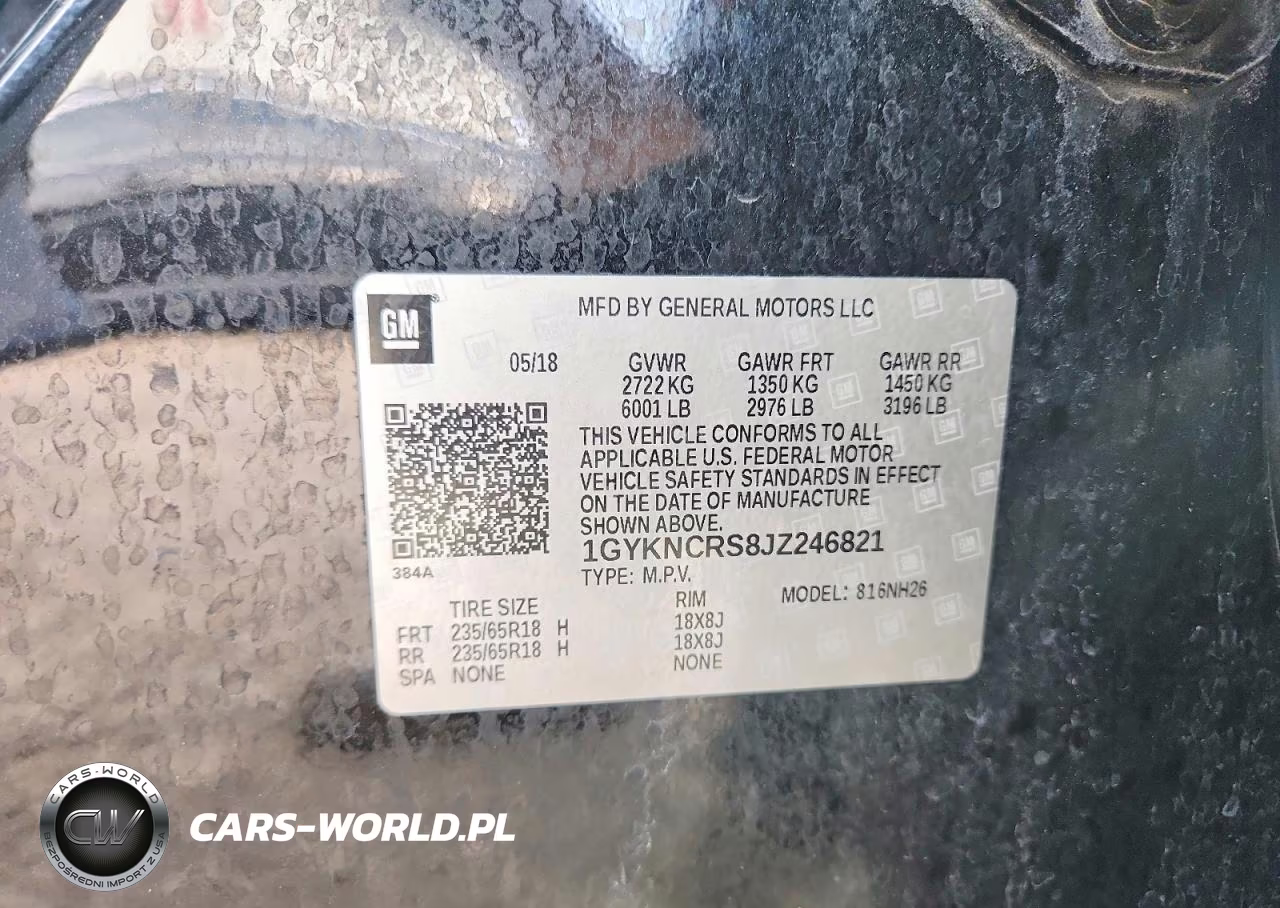 2018 Cadillac Xt5 Luxury VIN:1GYKNCRS8JZ246821 - 14