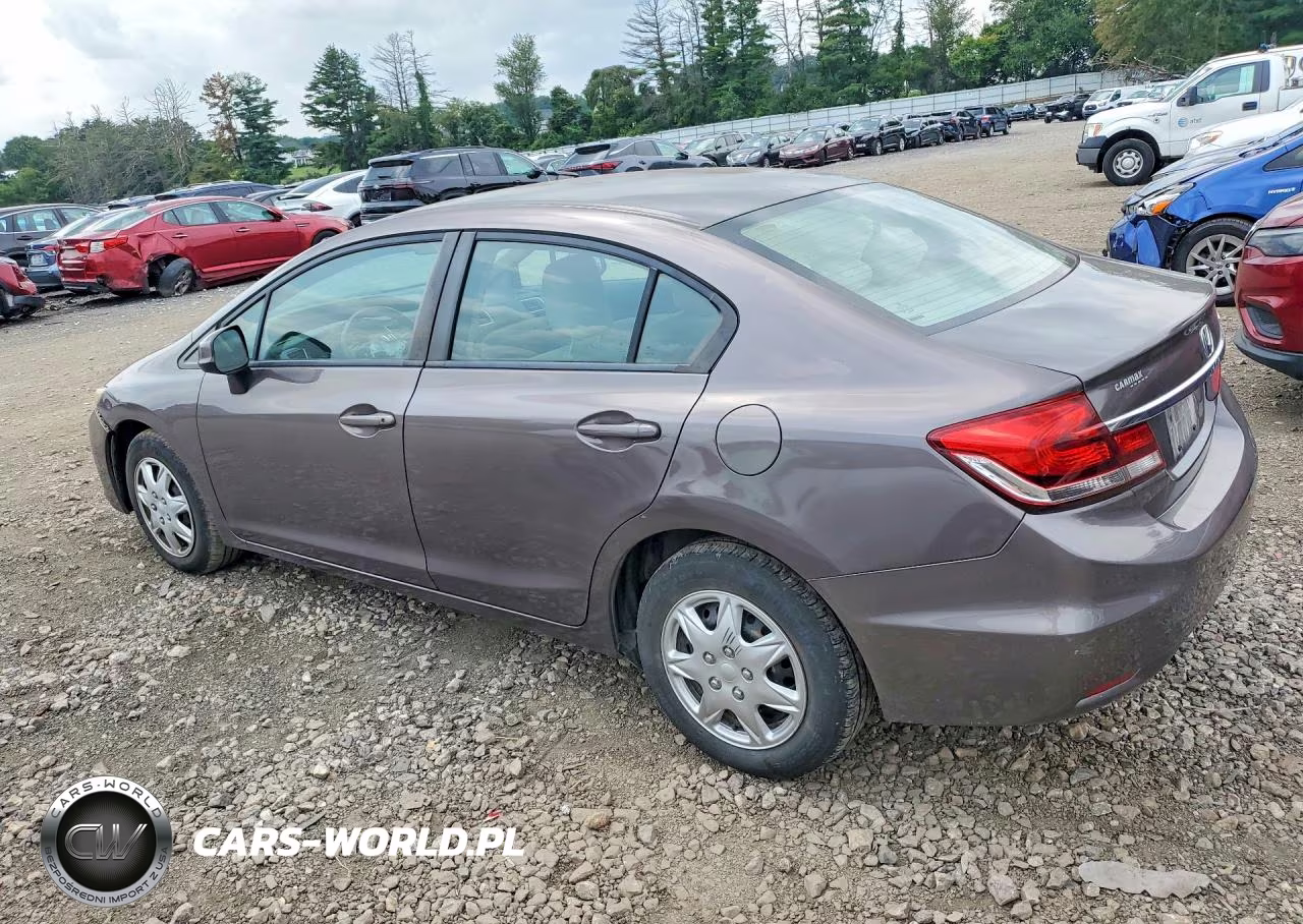 2013 Honda Civic Lx VIN:19XFB2F5XDE292207 - 2