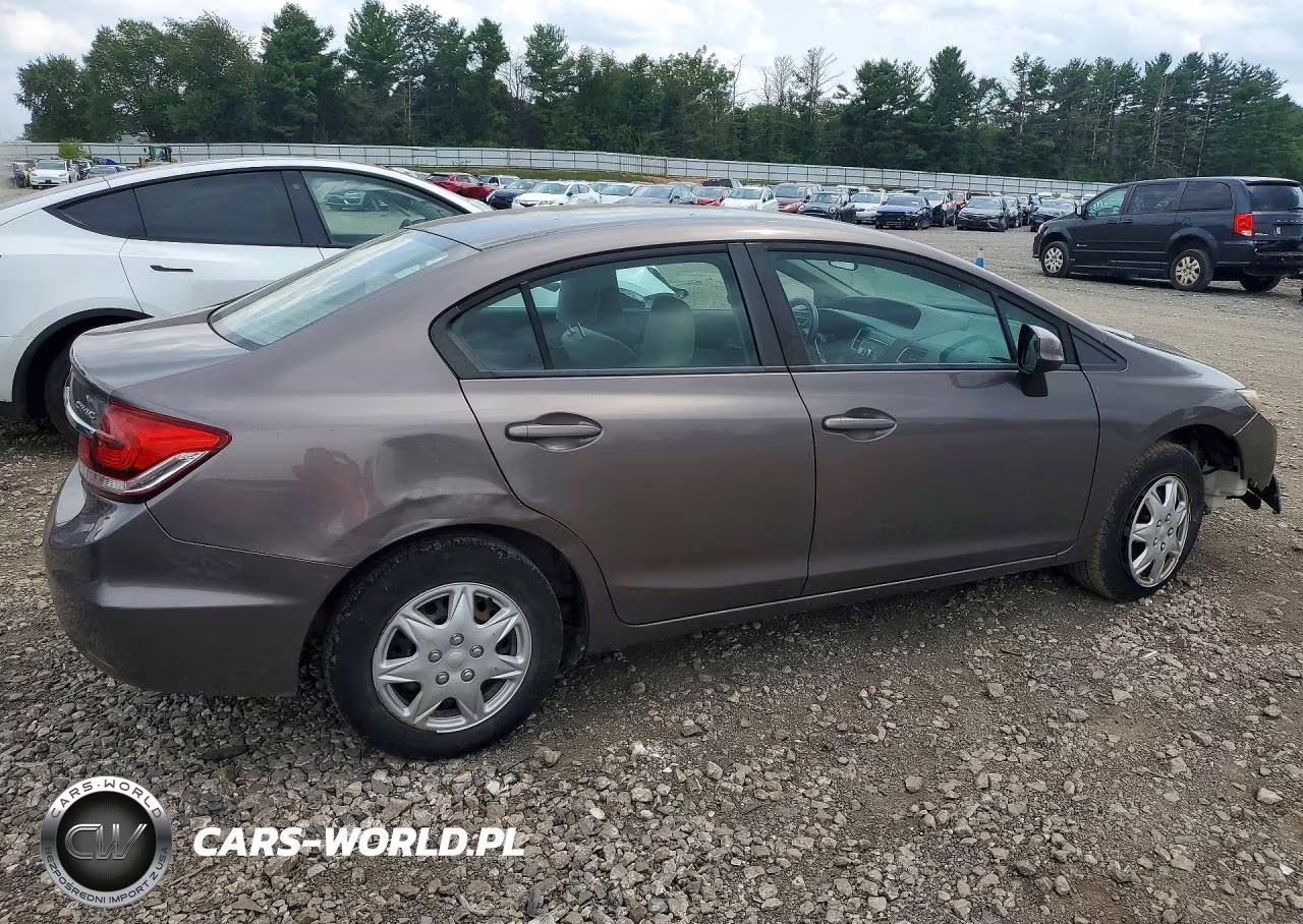2013 Honda Civic Lx VIN:19XFB2F5XDE292207 - 3