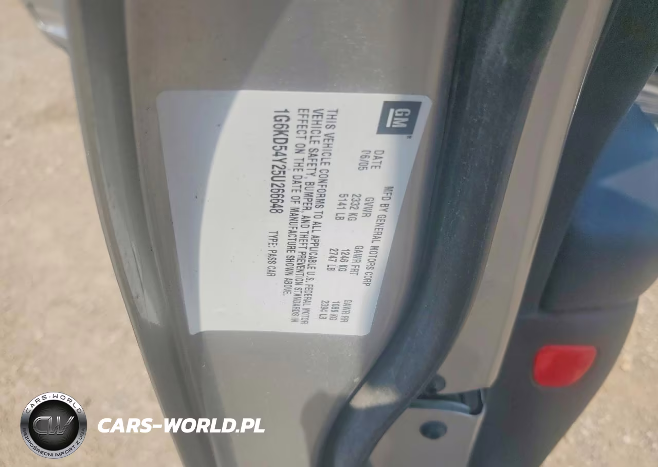 2005 Cadillac Deville VIN:1G6KD54Y25U266648 - 12