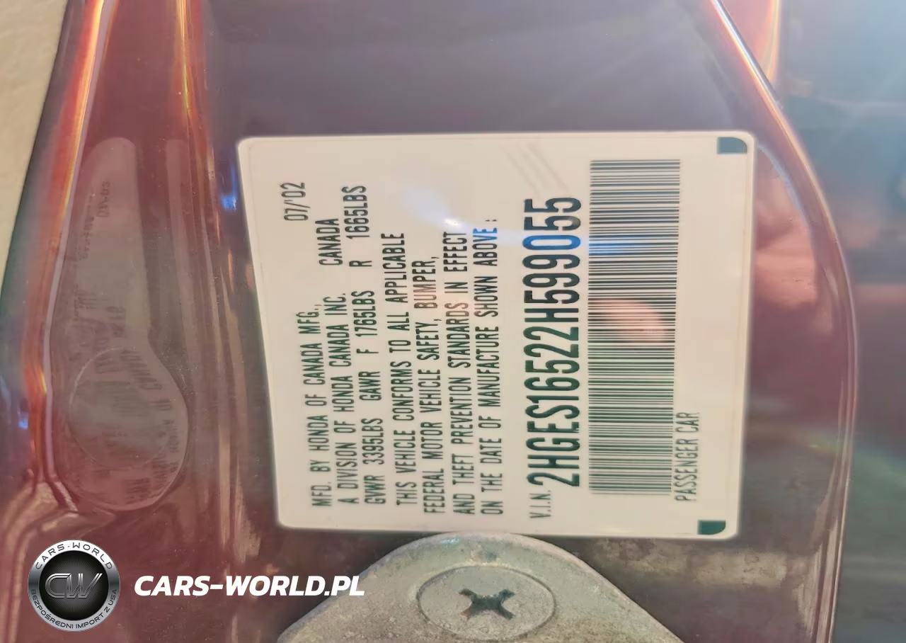 2002 Honda Civic Lx VIN:2HGES16522H599055 - 12