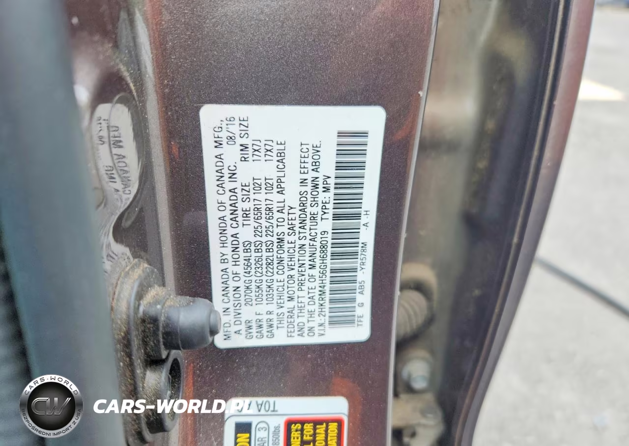 2016 Honda Cr-V Ex VIN:2HKRM4H56GH688019 - 13