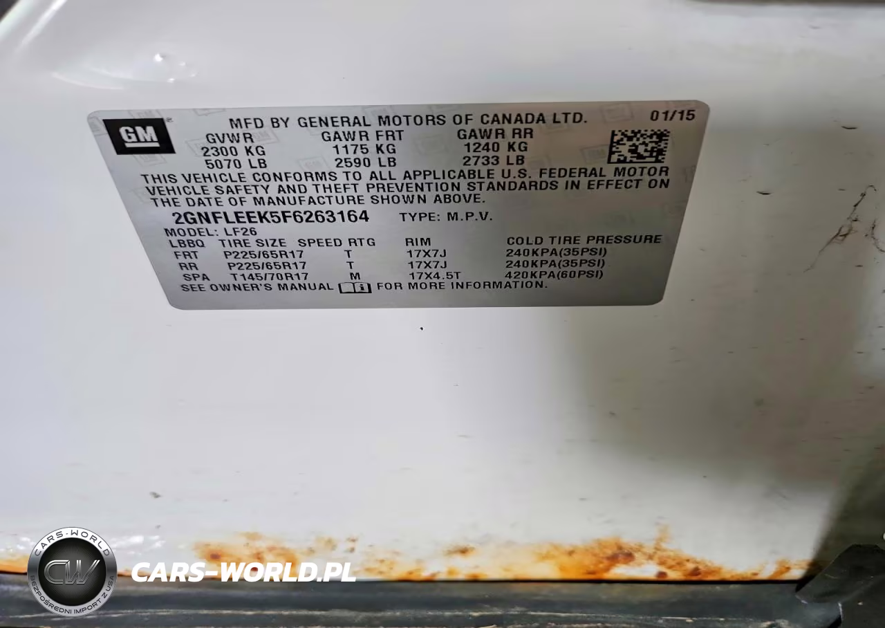 2015 Chevrolet Equinox Ls VIN:2GNFLEEK5F6263164 - 12