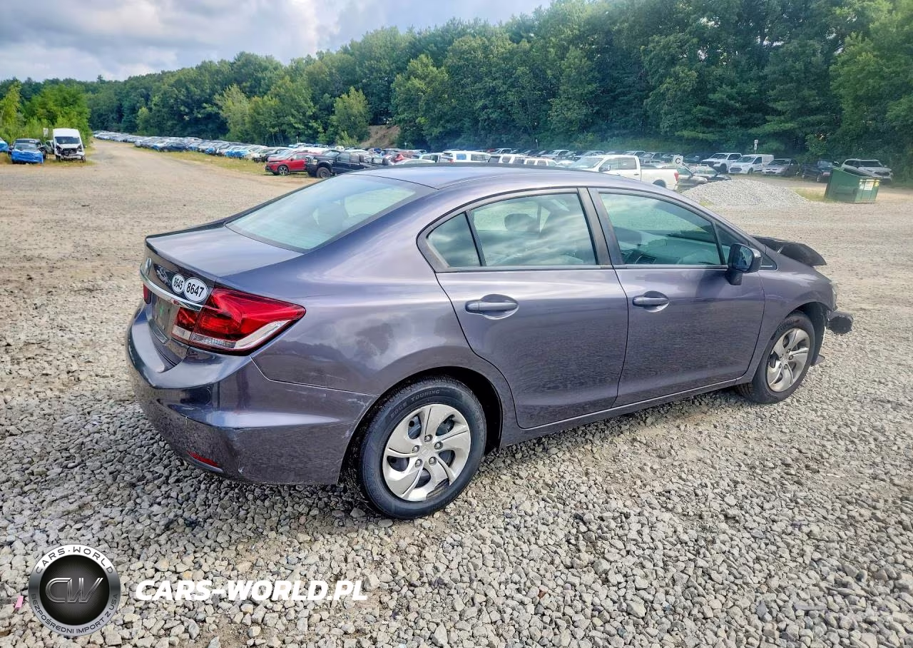 2015 Honda Civic Lx VIN:19XFB2F56FE296869 - 3