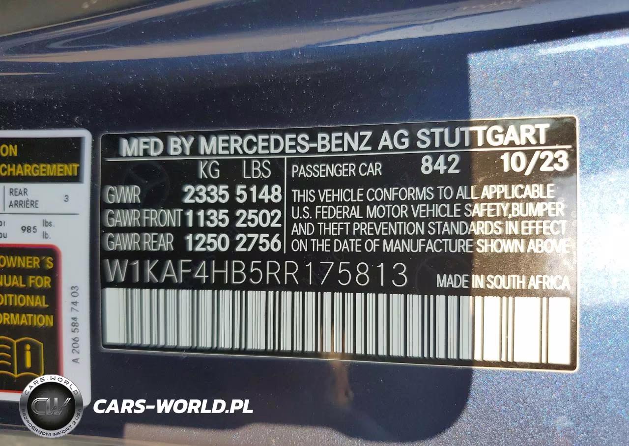 2024 Mercedes-Benz C 300 4Matic VIN:W1KAF4HB5RR175813 - 12