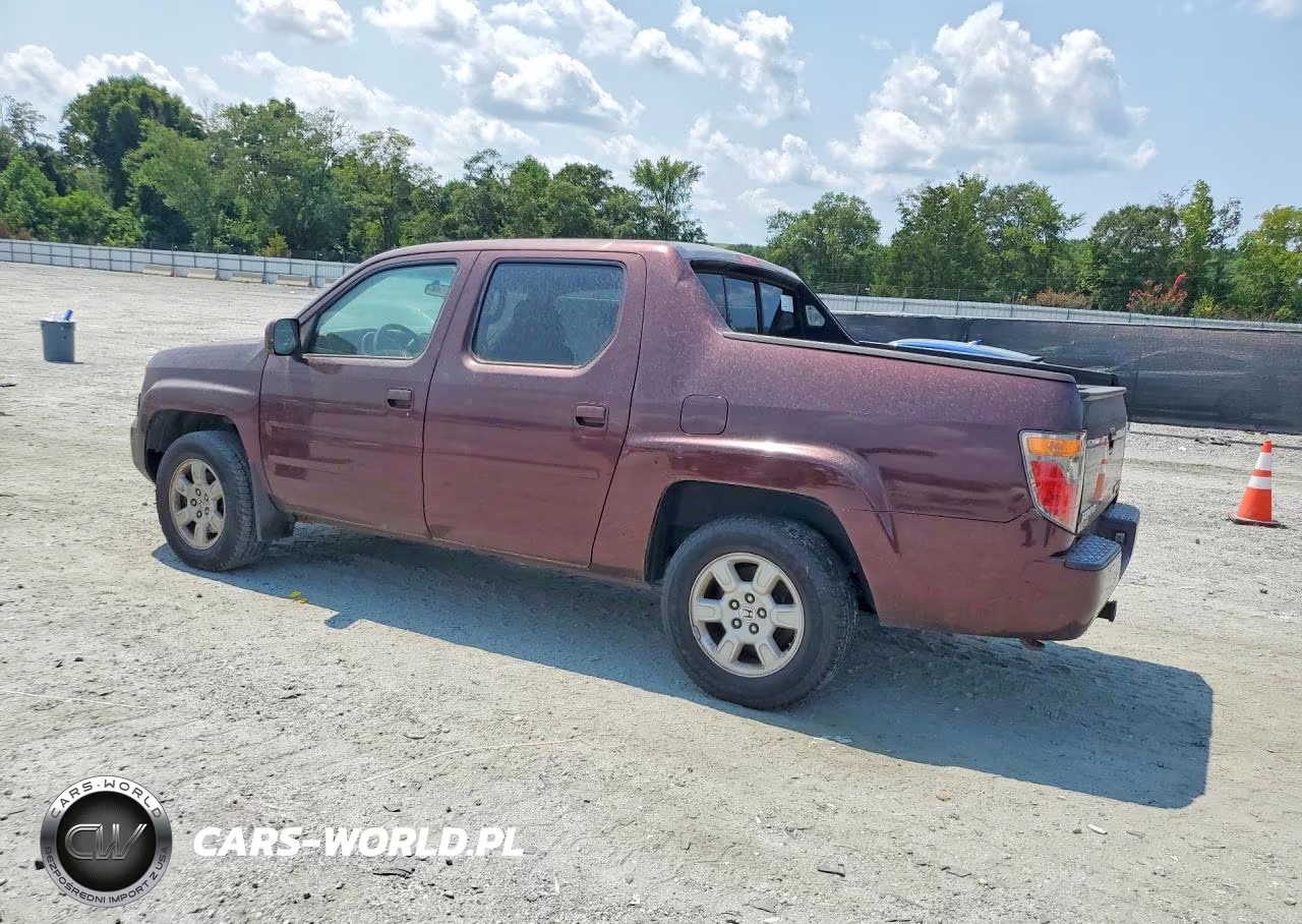 2007 Honda Ridgeline Rts VIN:2HJYK16477H532098 - 2