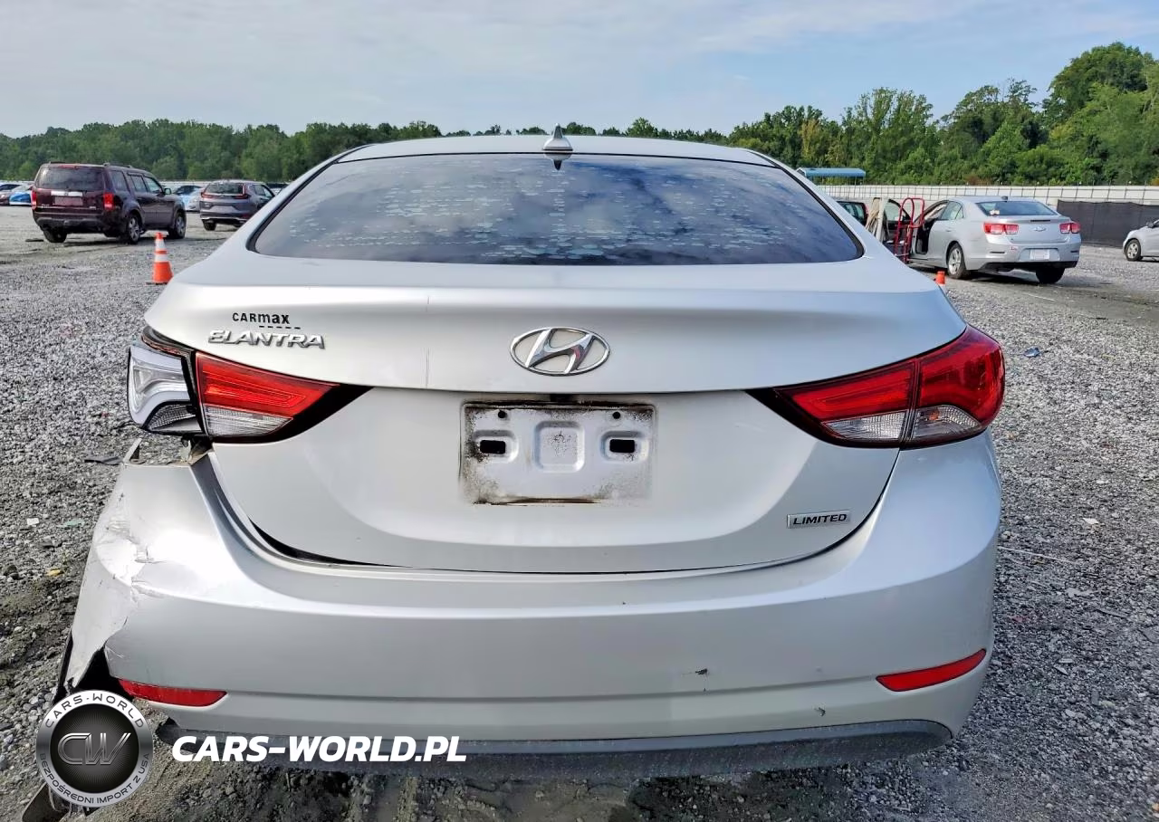 2015 Hyundai Elantra Limited VIN:KMHDH4AE2FU284949 - 6
