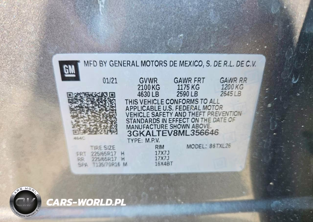 2021 GMC Terrain Sle VIN:3GKALTEV8ML356646 - 13