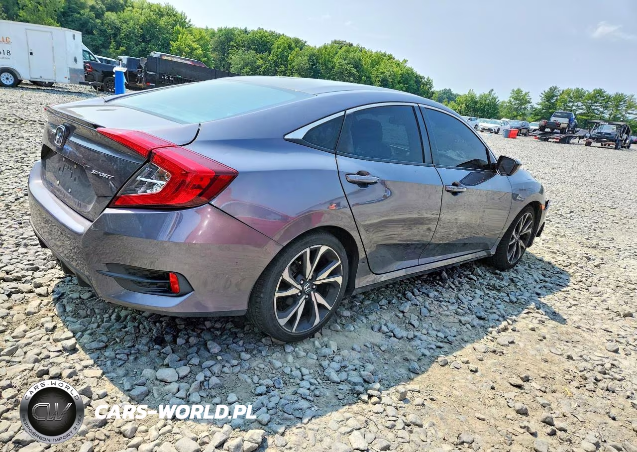2019 Honda Civic Sport VIN:2HGFC2F86KH502375 - 3
