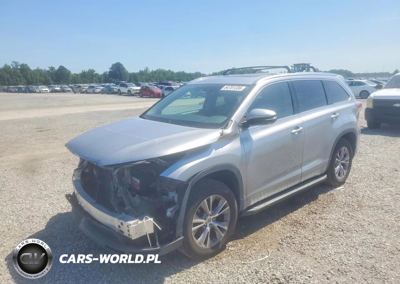 2015 Toyota Highlander Xle VIN:5TDKKRFH5FS056221 - 1
