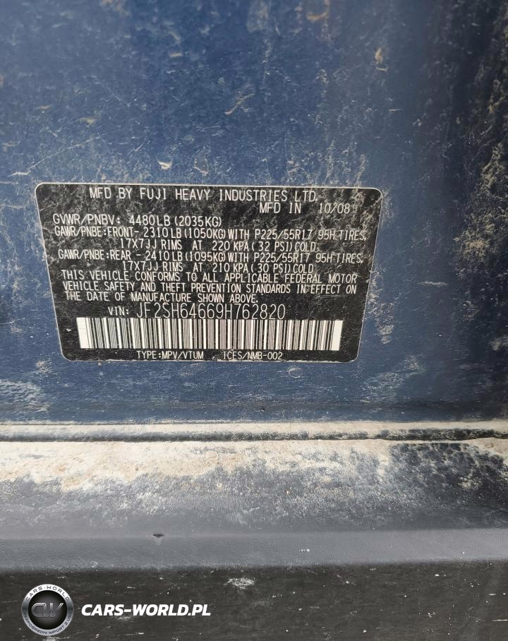 2009 Subaru Forester 2.5X Limited VIN:JF2SH64669H762820 - 13