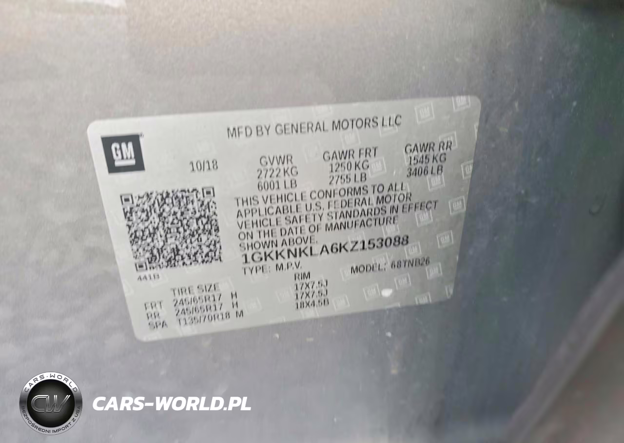 2019 GMC Acadia Sle VIN:1GKKNKLA6KZ153088 - 13
