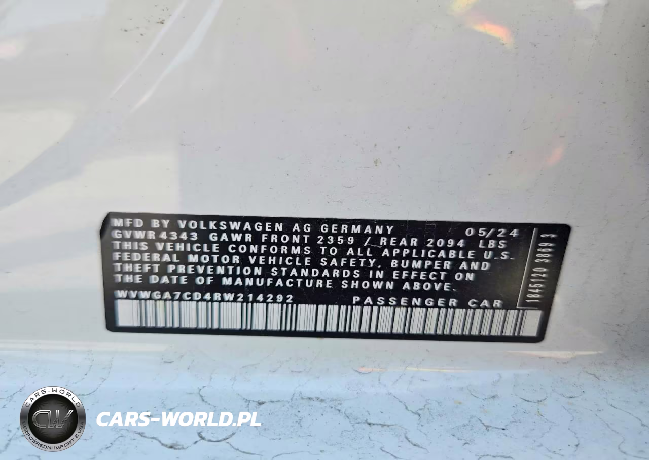2024 Volkswagen Gti S VIN:WVWGA7CD4RW214292 - 13