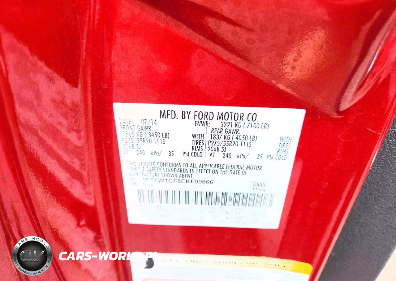 2014 Ford F150 Supercrew VIN:1FTFW1CF8EKF09666 - 12