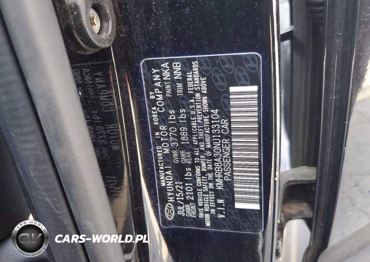 2022 Hyundai Venue Se VIN:KMHRB8A30NU133104 - 13