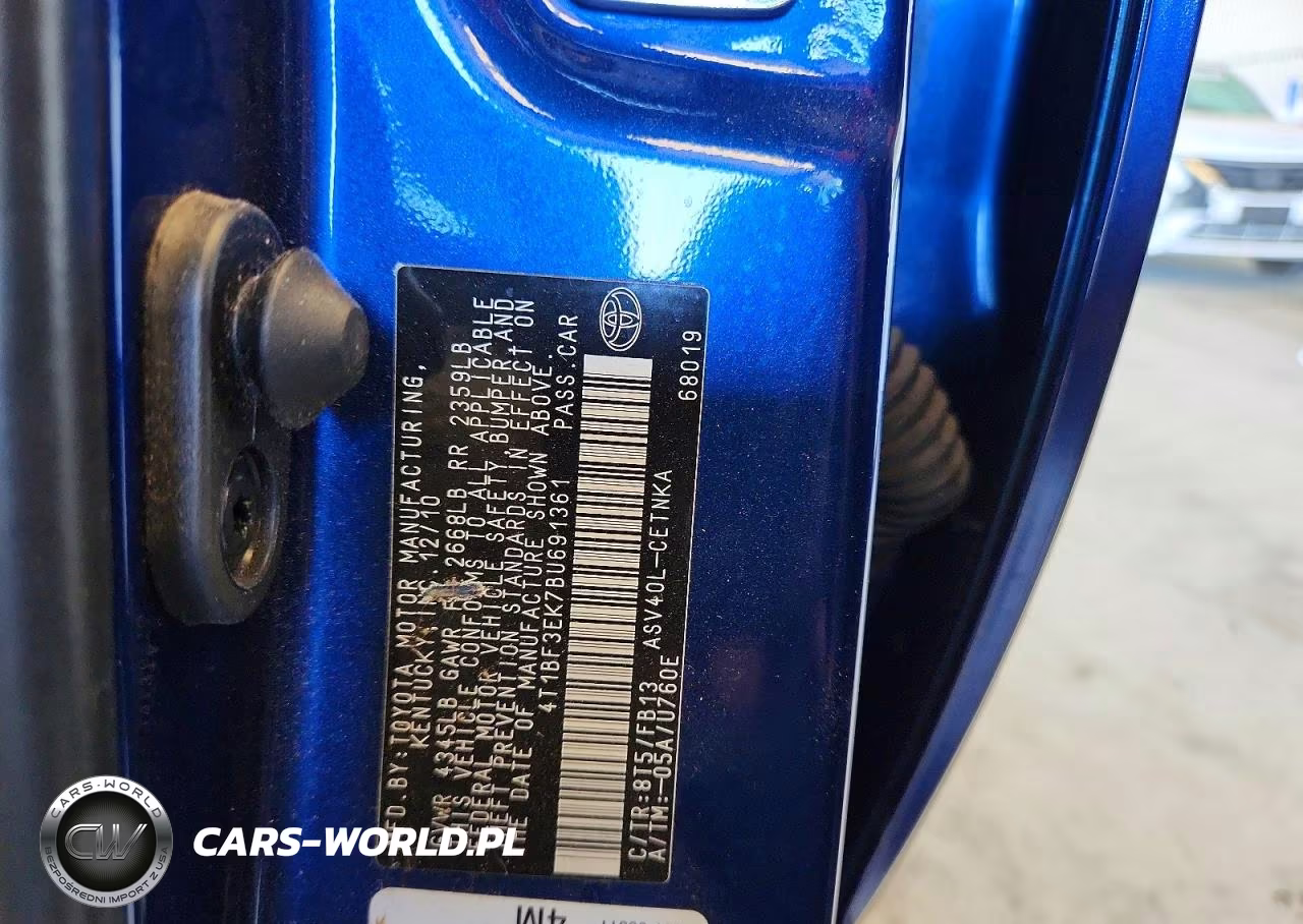 2011 Toyota Camry Base VIN:4T1BF3EK7BU691361 - 12